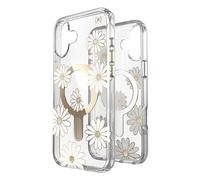 Speck Presidio Lux ClickLock & MagSafe Apple iPhone 16 Plus (Sunshine Daisies / Clear / Gold)