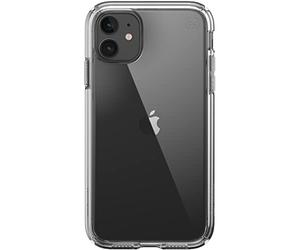 Speck Presidio Perfect-Clear - Coque pour iPhone 11 avec revêtement MICROBAN, Transparente Multicolor 136490-5085