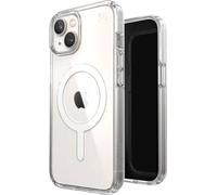 Speck Presidio Perfect-Clear + MagSafe - Coque iPhone 14 / iPhone 13 avec revetement MICROBAN (Transparent)