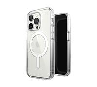 Speck Presidio Perfect-Clear + MagSafe - Coque iPhone 14 Pro avec revetement MICROBAN (Transparent)