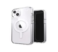 Speck Presidio Perfect-Clear + MagSafe Coque pour iPhone 13 avec MICROBAN, Clear