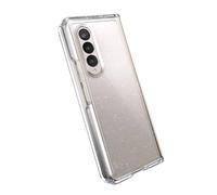 Speck Presidio Perfect Étui de protection à paillettes pour Samsung Galaxy Z Fold 4 Design pliable pour un accès facile à l'écran Transparent