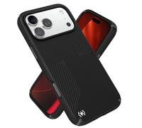 Speck PRESIDIO2 Coque Grip pour iPhone 17 Pro Max, étui de Protection Fin, Noir/Gris Ardoise/Blanc