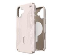 Speck Presidio2 Grip ClickLock & MagSafe - Étui pour iPhone 16 Plus (Bleached Bone / Heirloom Gold / Hazel Brown)
