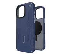 Speck Presidio2 Grip ClickLock & MagSafe - Étui pour iPhone 16 Pro Max (bleu côtier / gris poussière / blanc)