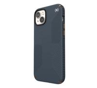 Speck Presidio2 Grip - Coque antidérapante pour iPhone 14 Plus (Charcoal / Cool Bronze / Slate)