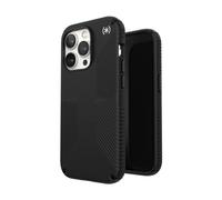 Speck Presidio2 Grip - Coque iPhone 14 Pro antidérapante (Noir/Noir/Blanc)