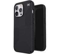 Speck Presidio2 Grip Coque pour Apple iPhone 13 Pro en polycarbonate absorbant les chocs Noir/blanc