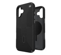 Speck Presidio2 Grip iPhone 16 Plus Étui MagSafe Hardcase Backcover Résistant aux chocs - Noir