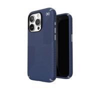 Speck Presidio2 Grip Magsafe - Étui pour iPhone 15 Pro (bleu côtier / gris poussière / blanc)