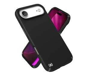 Speck PRESIDIO2 Pro Coque de Protection Fine pour iPhone 17 Air, Compatible avec MagSafe, Noir/Gris Ardoise/Blanc