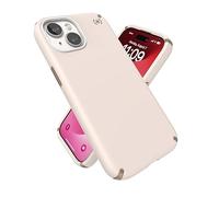 Speck Presidio2 Pro Coque pour iPhone 15 - Compatible MagSafe, 6,1" - Os décoloré/doré ancien/marron