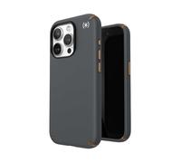 Speck Presidio2 Pro Magsafe - Coque pour iPhone 15 Pro (Gris Charbon / Bronze Froid / Blanc)