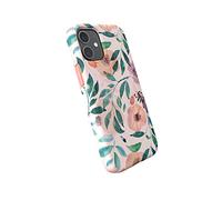 Speck Products Presidio Edition Coque pour iPhone 12 Mini Blanc/Rose rosé/Rose Aquarelle