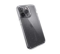 Speck Produits Étui Gemshell Clear iPhone 13 Pro, Transparent/Transparent avec Paillettes platinées