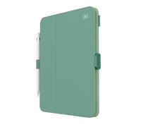 Speck Produits iPad (10e génération - 2022) Étui Portefeuille Balance avec Microban (Vert Fluo/Vert Coquille d'œuf)