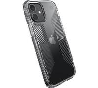 Speck Sentinelle Perfect Clear Grip Transparent Étui rigide pour iPhone 12 Mini Coque arrière antichoc - Transparent