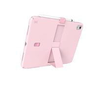 Speck StandyShell Étui et Support pour Tablette iPad 10,9" - Résistant aux Rayures, aux Chutes et béquille à dégagement Rapide - pour iPad 10(^>e<^) génération 2022 - Lilas Doux/Violet Hortensia/Rose