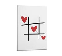 SPECLLY Love Wins Poster vintage esthétique sur toile pour salon 40 x 60 cm
