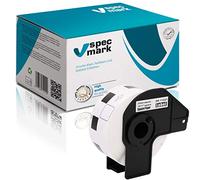 specmark 1 rouleau d'étiquettes individuelles compatibles avec Brother DK-11221 23 mm x 23 mm 1000 étiquettes pour toutes les imprimantes d'étiquettes QL-570 QL-700 QL-800