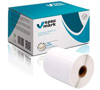 specmark Bobine d’étiquettes Compatible avec DYMO LW Compatible avec imprimantes d’étiquettes 450 400 330 320 310 4XL Duo Turbo Twin et Seiko SLP S0904980 (104mm x 159mm) A 1 Rouleaux.