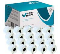 specmark Bobine d’étiquettes Compatible avec DYMO LW Compatible avec imprimantes d’étiquettes 450 400 330 320 310 4XL Duo Turbo Twin et Seiko SLP 11356 (41mm x 89mm) G 20 rouleaux