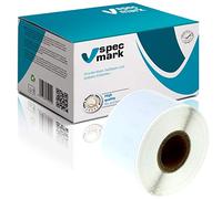 specmark Bobine d’étiquettes Compatible avec DYMO LW Compatible avec imprimantes d’étiquettes 450 400 330 320 310 4XL Duo Turbo Twin et Seiko SLP 99018 (38mm x 190mm) A 1 Rouleaux.