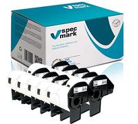 specmark Lot de 10 rouleaux d'étiquettes individuelles compatibles avec Brother DK-11207 Ø 58mm 100 étiquettes pour toutes les imprimantes d'étiquettes QL-570 QL-700 QL-800