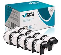 specmark Lot de 10 rouleaux d'étiquettes individuelles compatibles avec Brother DK-22225 38 mm x 30,48 m pour toutes les imprimantes d'étiquettes QL-570 QL-700 QL-800