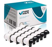 specmark Lot de 20 rouleaux d'étiquettes individuelles compatibles avec Brother DK-22243 102 mm x 30,48 m pour toutes les imprimantes d'étiquettes QL-570 QL-700 QL-800