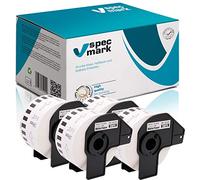 specmark Lot de 4 Rouleaux d'étiquettes individuelles compatibles avec Brother DK-22225 38 mm x 30,48 m pour toutes les imprimantes d'étiquettes QL-570 QL-700 QL-800