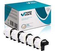 specmark Lot de 5 rouleaux d'étiquettes individuelles compatibles avec Brother DK-11202 62 mm x 100 mm 300 étiquettes pour toutes les imprimantes d'étiquettes QL-570 QL-700 QL-800