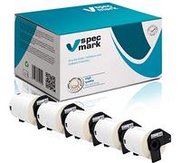 specmark Lot de 5 rouleaux d'étiquettes individuelles compatibles avec Brother DK-11240 102 mm x 51 mm 600 étiquettes pour toutes les imprimantes d'étiquettes QL-570 QL-700 QL-800