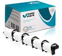 specmark Lot de 5 rouleaux d'étiquettes individuelles compatibles avec Brother DK-11241 102 mm x 152 mm 200 étiquettes pour toutes les imprimantes d'étiquettes QL-570 QL-700 QL-800