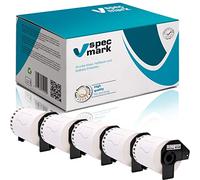 specmark Lot de 5 rouleaux d'étiquettes individuelles compatibles avec Brother DK-22243 102 mm x 30,48 m pour toutes les imprimantes d'étiquettes QL-570 QL-700 QL-800