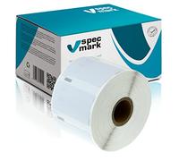 specmark Rouleau d'étiquettes compatible avec DYMO S0722540 57mm x 32mm 1000 pičce Compatible avec toutes les imprimantes d'étiquettes LabelWriter 450 4XL, Seiko-SLP, Étiquette blanche, écriture noire
