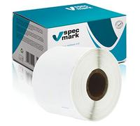 specmark Rouleau d'étiquettes compatible avec DYMO S0929110 62mm x 106mm 250 pičce Compatible avec toutes les imprimantes d'étiquettes LabelWriter 450 4XL, Seiko-SLP, Étiquette blanche, écriture noire