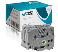 specmark Ruban TZe-145 18mm x 8m Ruban blanc sur transparent compatible avec l'imprimante Brother PT P-touch AZe-145 EZe-145 TZ-145 TZ2-147