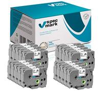 specmark Ruban TZe-145 18mm x 8m Ruban blanc sur transparent compatible avec l'imprimante Brother PT P-touch AZe-145 EZe-145 TZ-145 TZ2-156