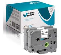 specmark Ruban TZe-233 12mm x 8m Satz x 2 St. Ruban bleu sur blanc compatible avec toutes les imprimantes Brother PT P-touch AZe-233 EZe-233 TZ-233 TZ2-233