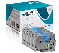 specmark Ruban TZe-243 18mm x 8m Satz x 20 St. Ruban bleu sur blanc compatible avec l'imprimante Brother PT P-touch AZe-243 EZe-243 TZ-243 TZ2-286