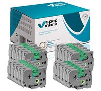 specmark Ruban TZe-243 18mm x 8m Satz x 20 St. Ruban bleu sur blanc compatible avec l'imprimante Brother PT P-touch AZe-243 EZe-243 TZ-243 TZ2-315