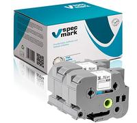 specmark Ruban TZe-263 36mm x 8m Satz x 2 St. Ruban bleu sur blanc compatible avec l'imprimante Brother PT P-touch AZe-263 EZe-263 TZ-263 TZ2-263