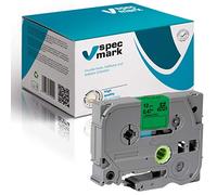 specmark Ruban TZe-735 12mm x 8m Ruban blanc sur vert compatible avec toutes les imprimantes Brother PT P-touch AZe-735 EZe-735 TZ-735 TZ2-735