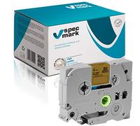 specmark Ruban TZe-811 6mm x 8m Ruban noir sur or compatible avec toutes les imprimantes Brother PT P-touch AZe-811 EZe-811 TZ-811 TZ2-811