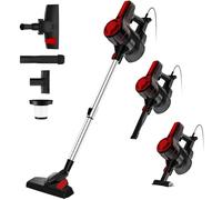 Specroo Aspirateur Balai Filaire 20000Pa, 600W, HEPA 5 en 1, Convient à Tous Types de Sols, Léger et Maniable, Accessoires Inclus