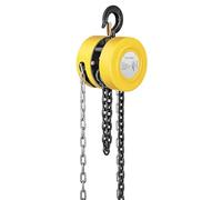 SPECSTAR Palan Manuel à Chaîne 2000kg 20Mn2 avec Crochet 360° et Bloc, Double Crochets Robustes en Acier, Hauteur de Levage 3m Chute de Chaîne Manuelle pour Entrepôts Bâtiments Machines Automobiles