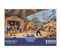 Spectacle de Cirque Puzzle en Bois Imperméable Puzzles De 1000 Pièces pour Adultes Coloré Jeux De Stimulants