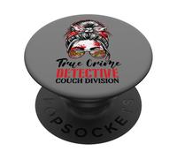 Spectacle de Meurtre de la Division Messy Bun Couch PopSockets PopGrip Adhésif