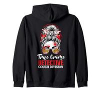 Spectacle de Meurtre de la Division Messy Bun Couch Sweat à Capuche